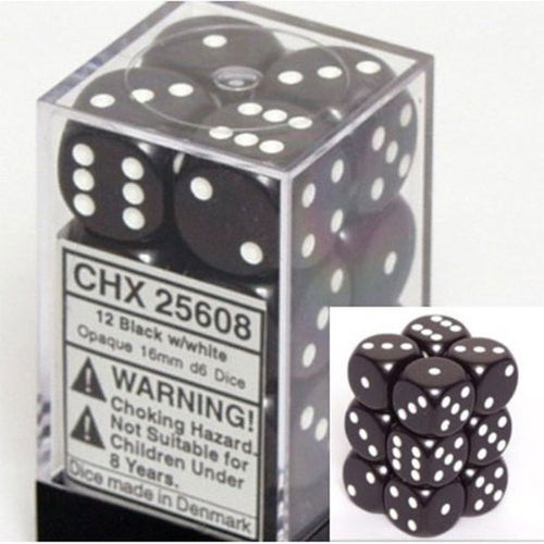 16mm 12d6 Opaque: Black/White