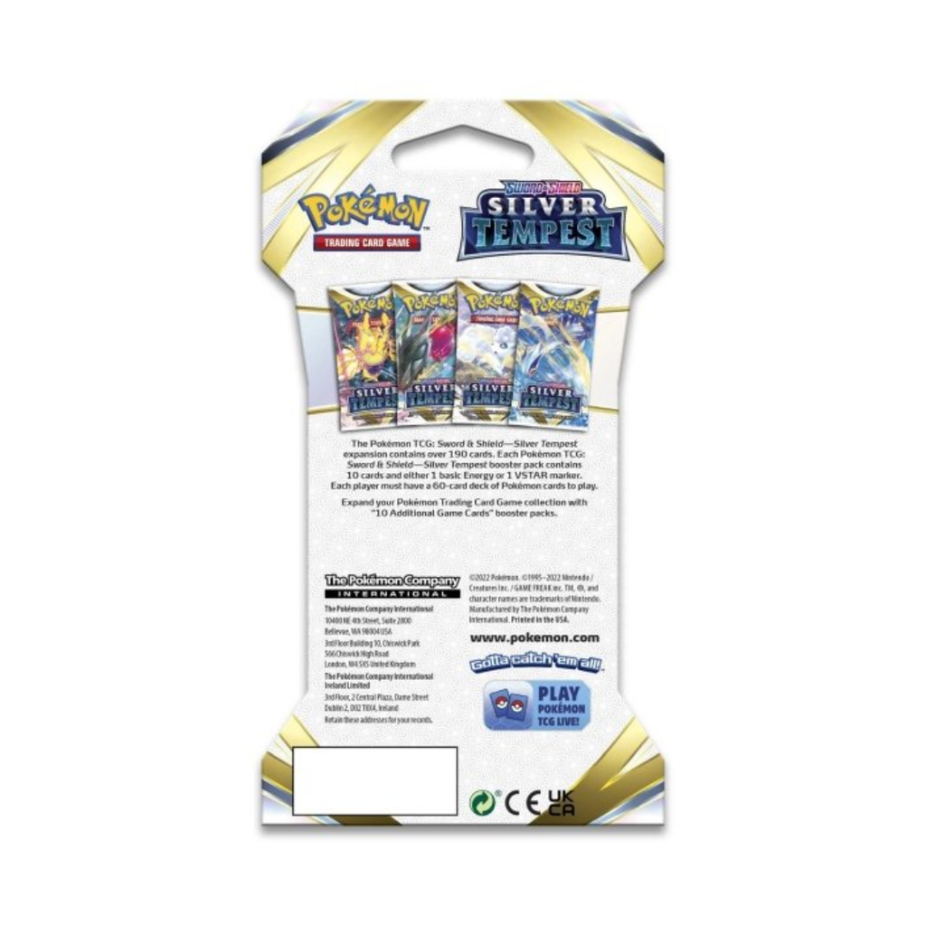 Pokémon TCG: Sword & Shield Silver Tempest Sleeved Booster Pack