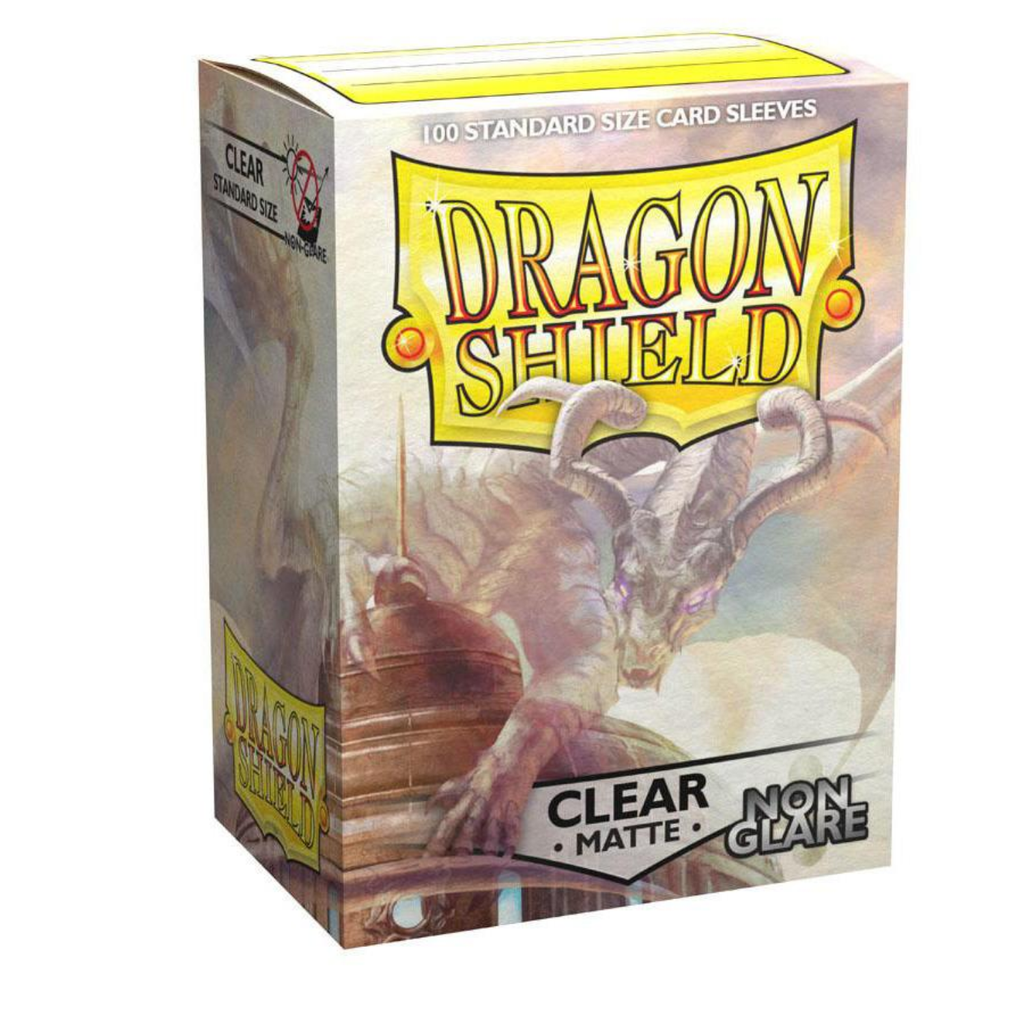 Dragon Shield Sleeves: Standard Non-Glare Matte - Clear 100CT