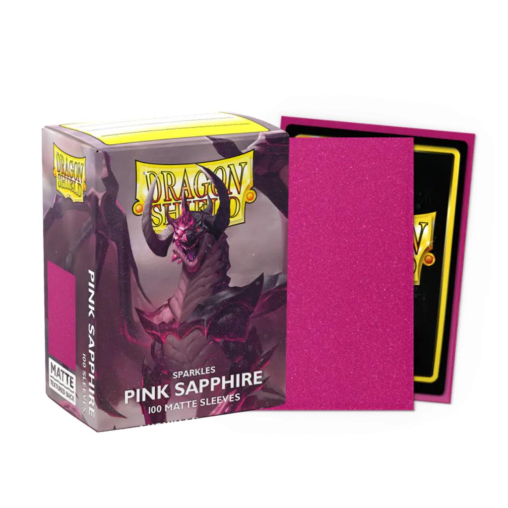 Dragon Shield Sleeves: Standard Matte - Pink Sapphire