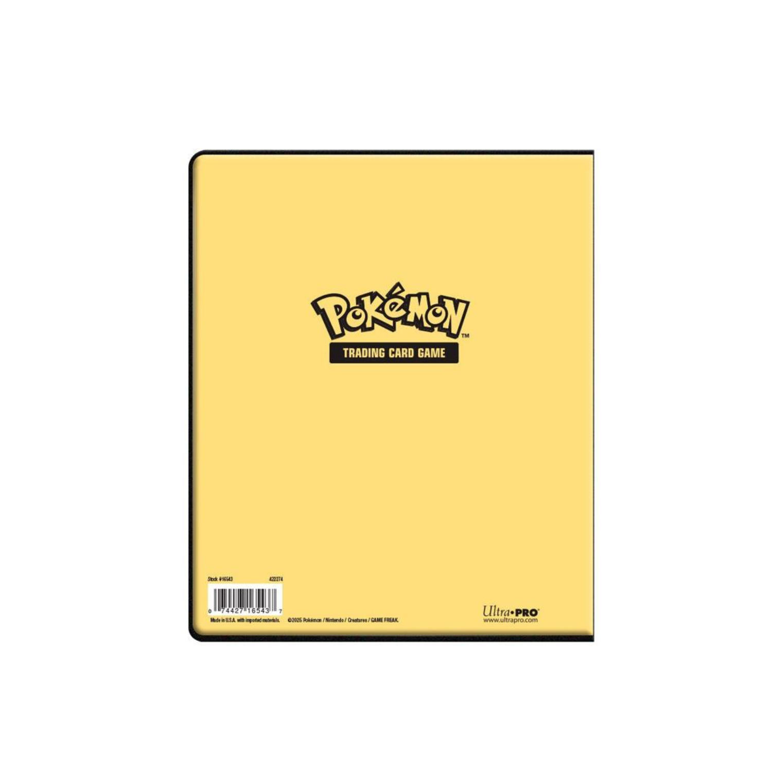 Ultra Pro Portfolio 4-Pocket Pokemon Pikachu