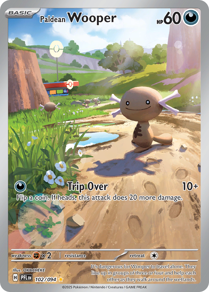 Paldean Wooper - Phantasmal Flames #102