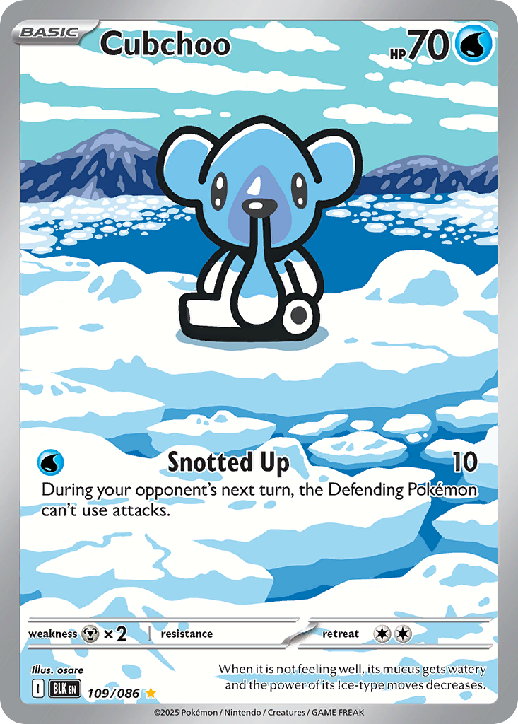 Cubchoo - Black Bolt #109