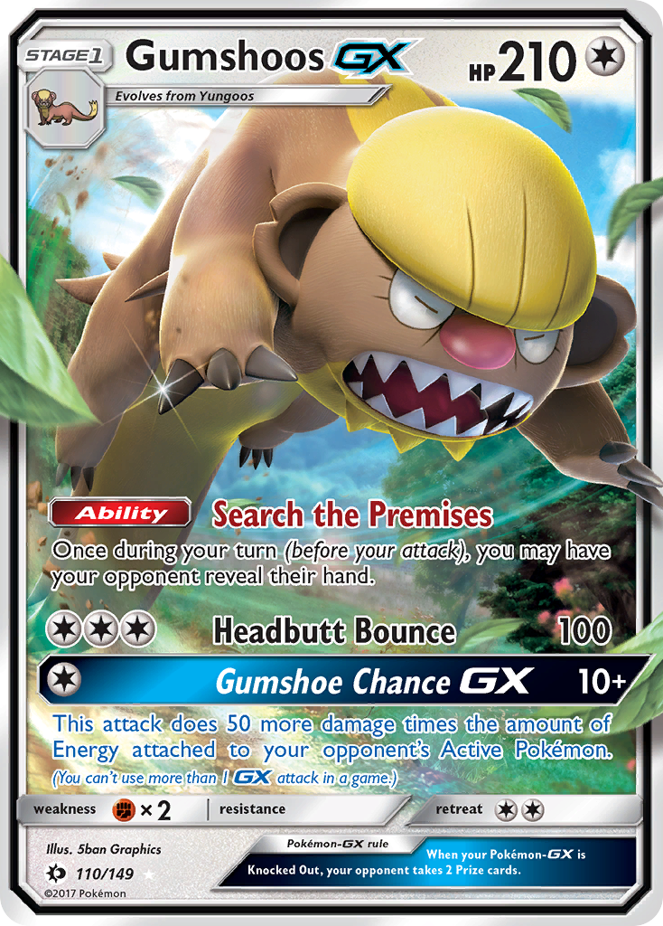 Gumshoos-GX - Sun & Moon #110