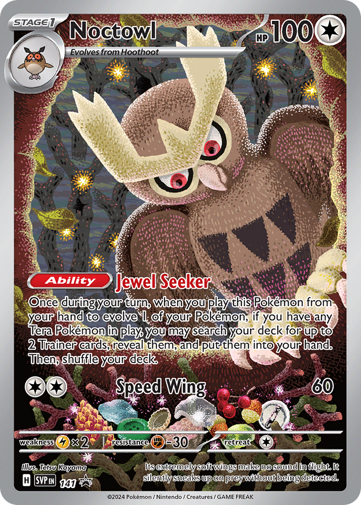 Noctowl - Scarlet & Violet Black Star Promos #141