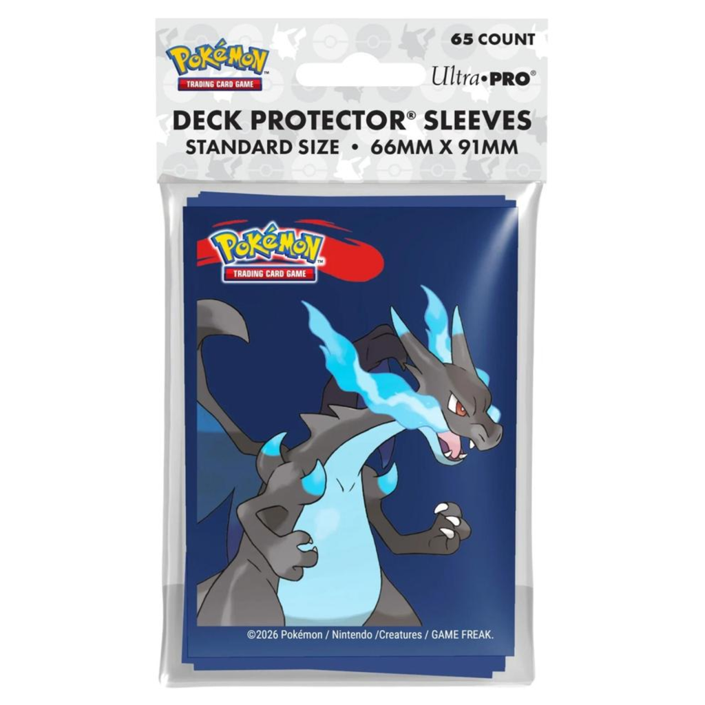 POKEMON: MEGA CHARIZARD X DECK PROTECTOR SLEEVES (65CT)
