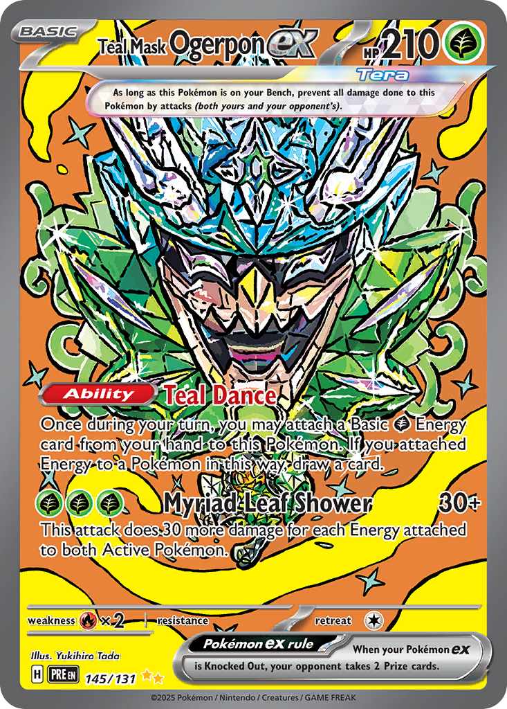 Teal Mask Ogerpon ex - Prismatic Evolutions #145