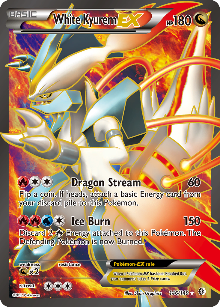 White Kyurem-EX - Boundaries Crossed #146