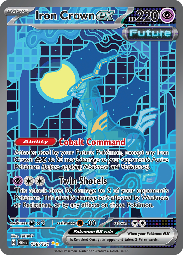 Iron Crown ex - Prismatic Evolutions #158