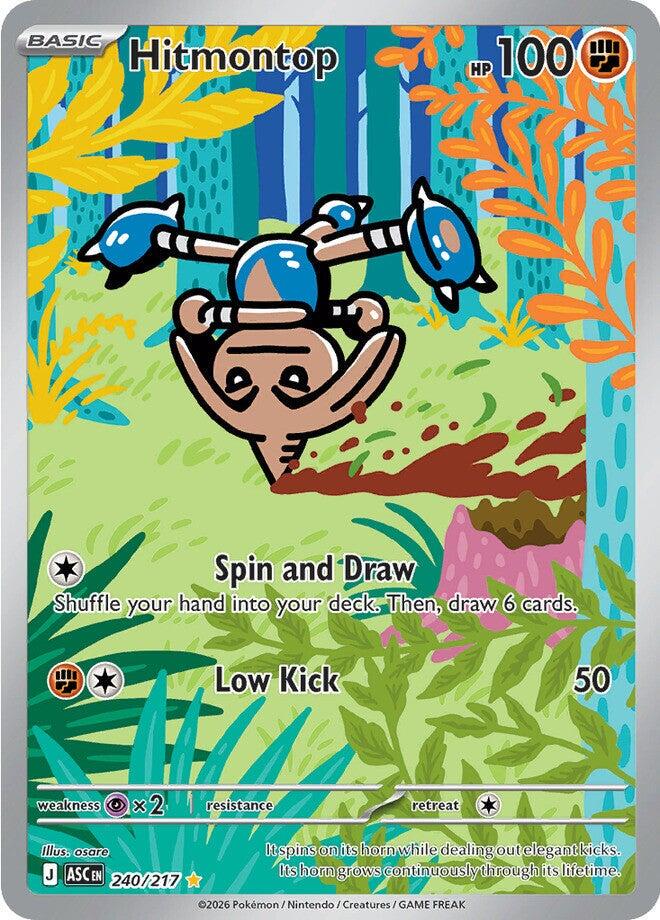 Hitmontop - 240/217 - Illustration Rare - Ascended Heroes