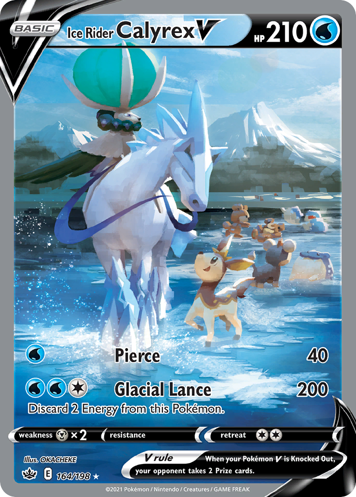 Ice Rider Calyrex V - Chilling Reign #164