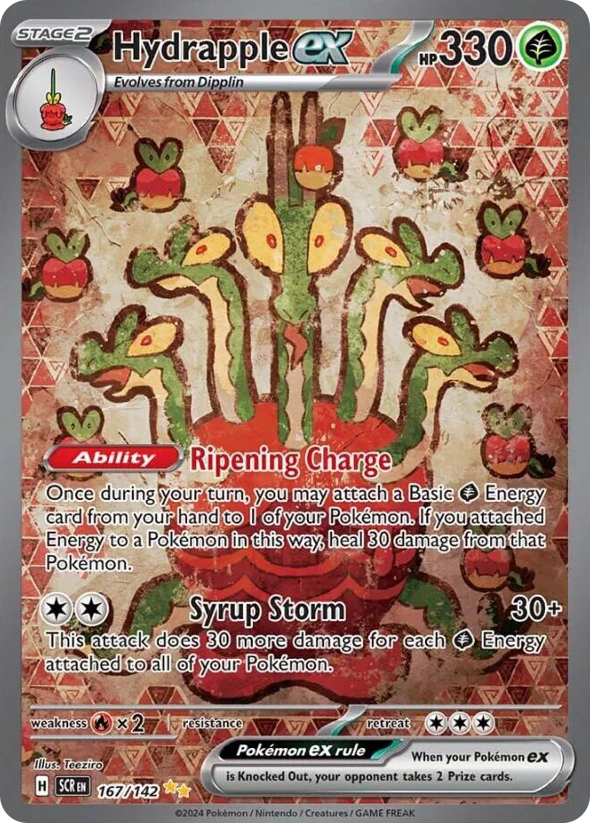 Hydrapple ex - Stellar Crown #167
