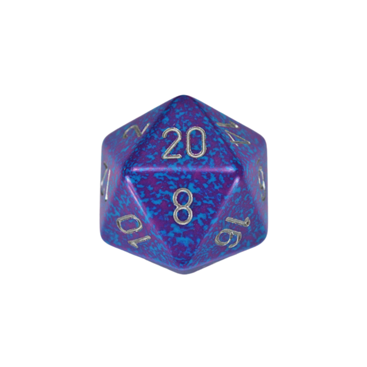 34mm 1d20 Speckled: Silver Tetra