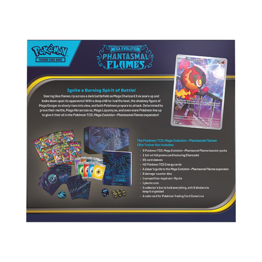Pokémon TCG: Mega Evolution Phantasmal Flames Elite Trainer Box