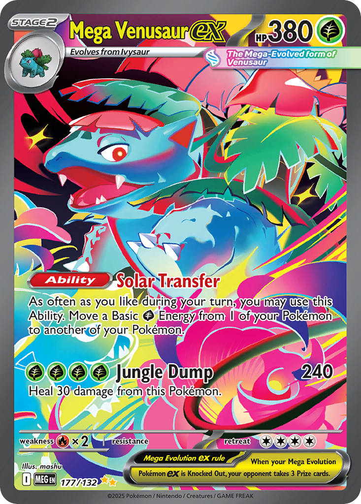 Mega Venusaur ex - Mega Evolution #177