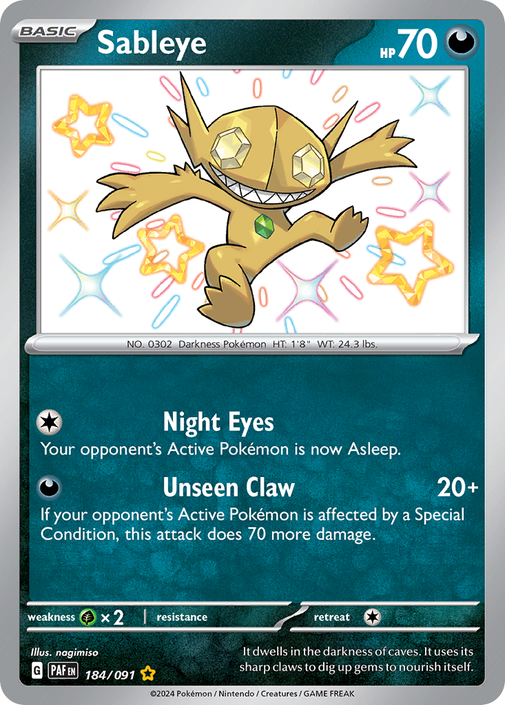 Sableye - Paldean Fates #184