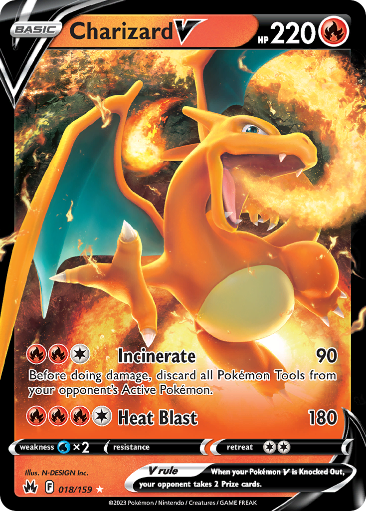 Charizard V - Crown Zenith #18