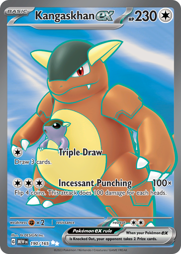 Kangaskhan ex - 151 #190