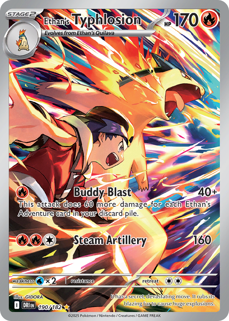 Ethan's Typhlosion - Destined Rivals #190