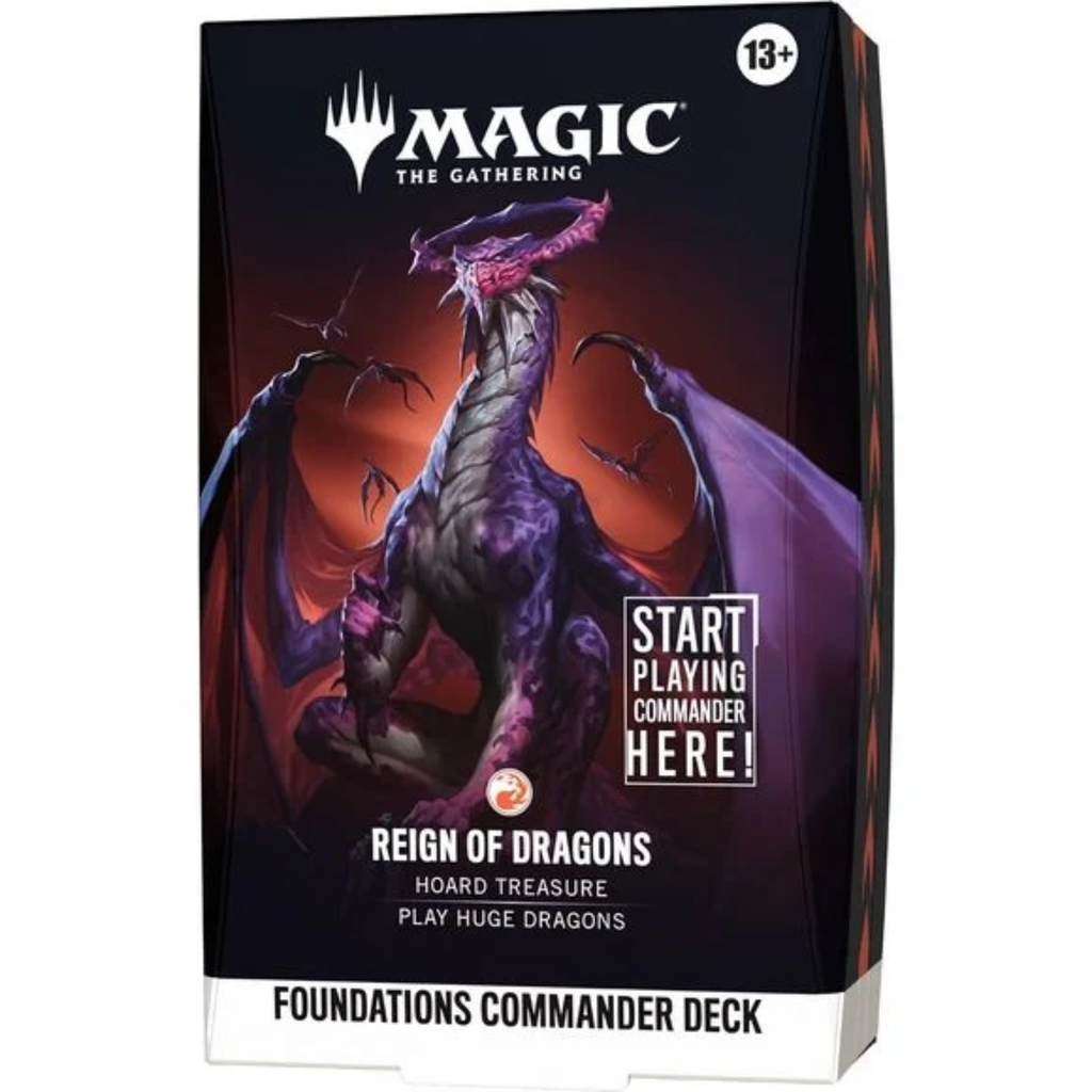 Magic The Gathering: FDN Foundations Reign Of Dragons Commander Deck