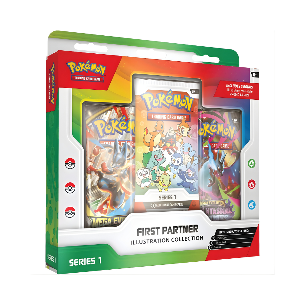 Pokémon TCG: First Partner Illustration Collection Box (Series 1)