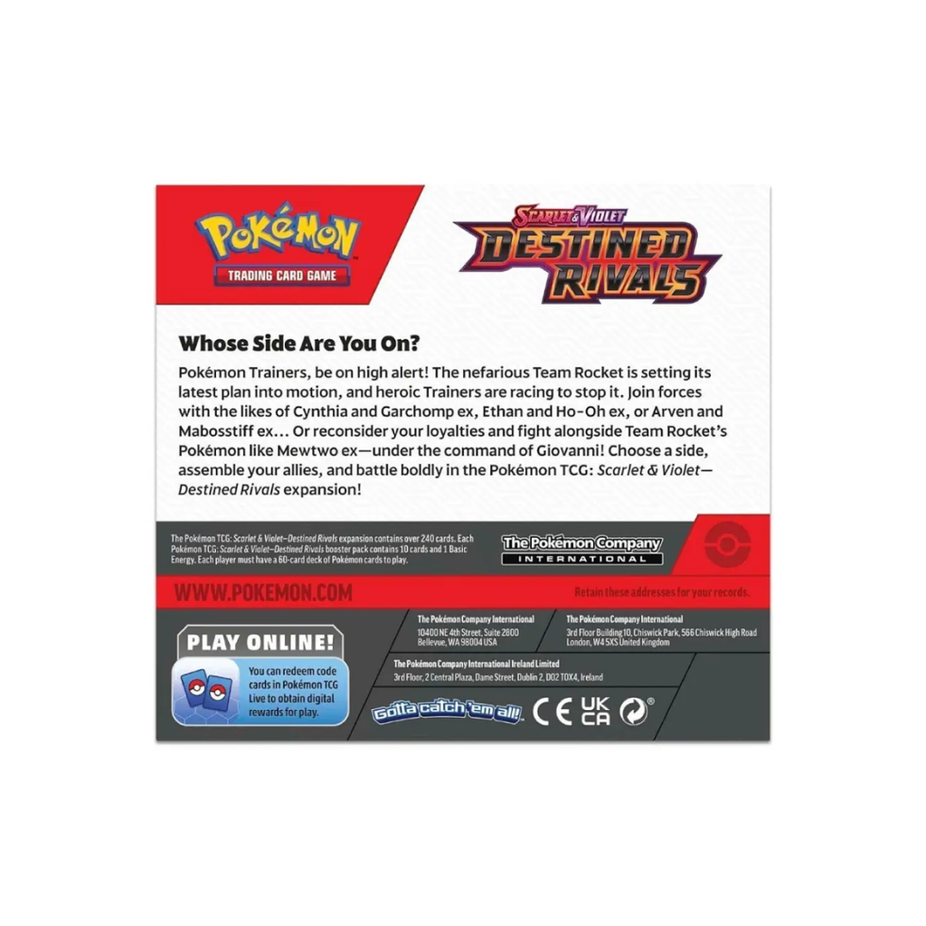 Pokémon TCG: Scarlet & Violet Destined Rivals Booster Box
