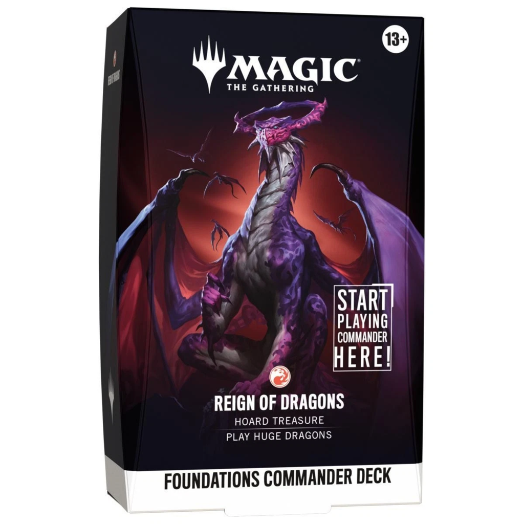 Magic The Gathering: FDN Foundations Reign Of Dragons Commander Deck