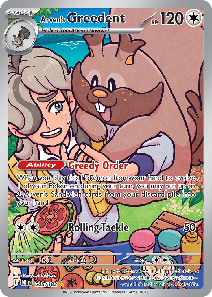 Arven's Greedent - Destined Rivals #205