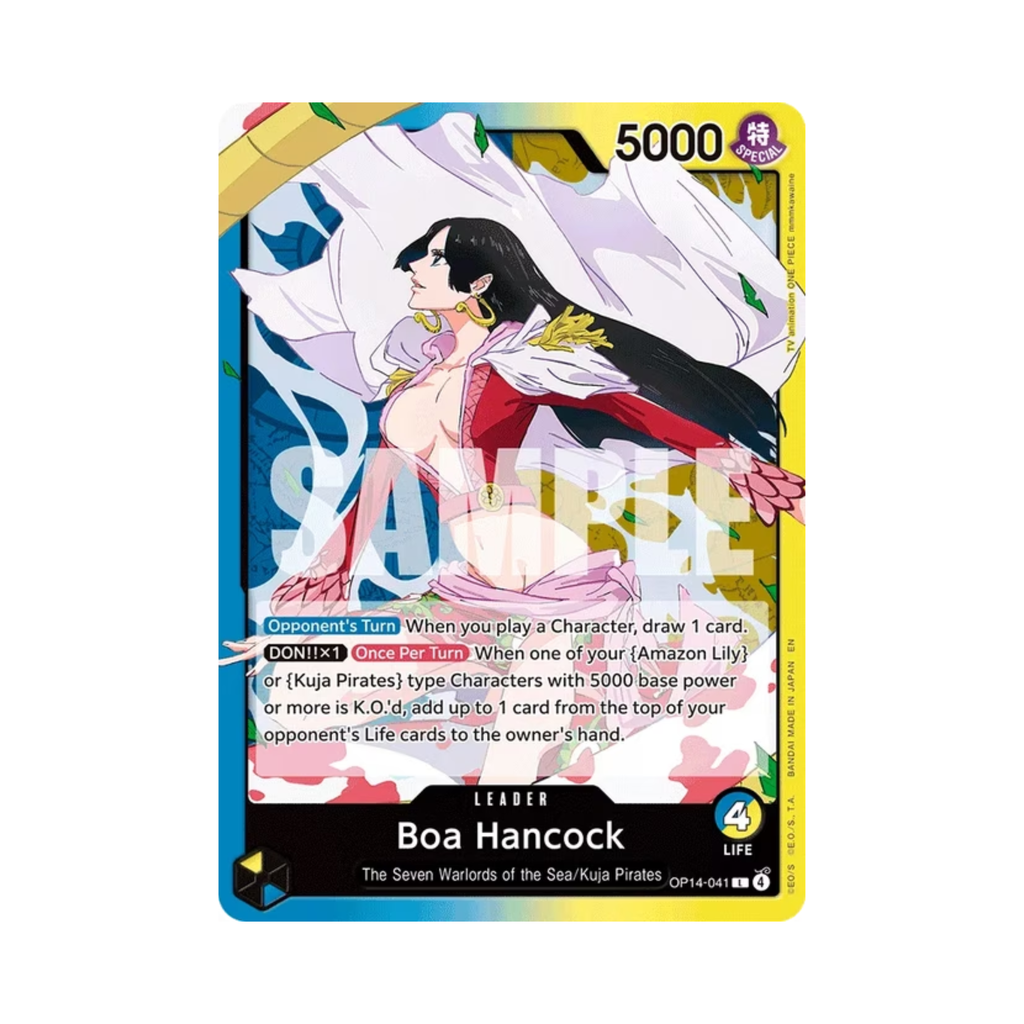 One Piece TCG: OP-14 The Azure Sea's Seven Sleeved Booster Pack