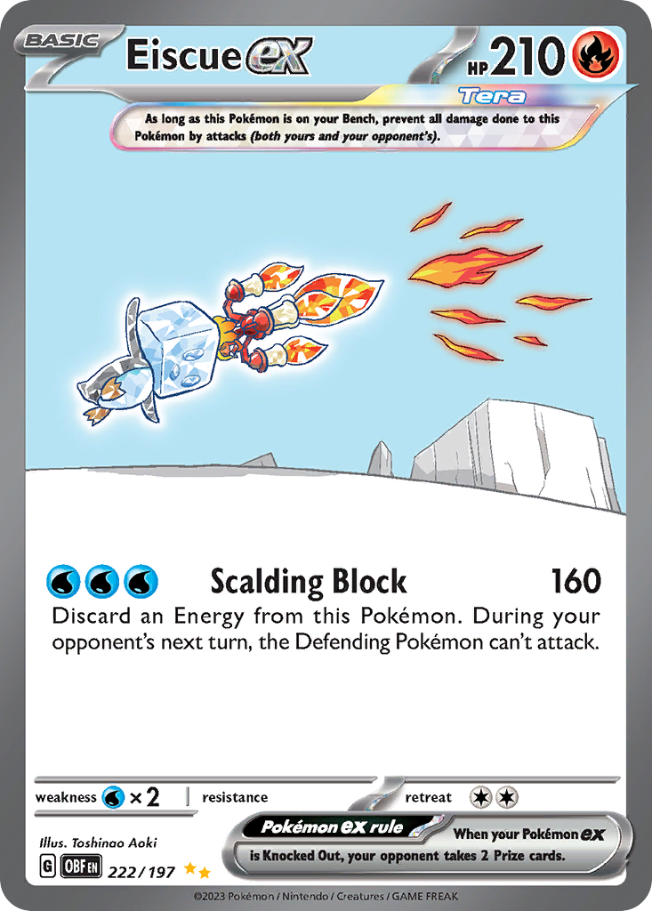 Eiscue ex - Obsidian Flames #222
