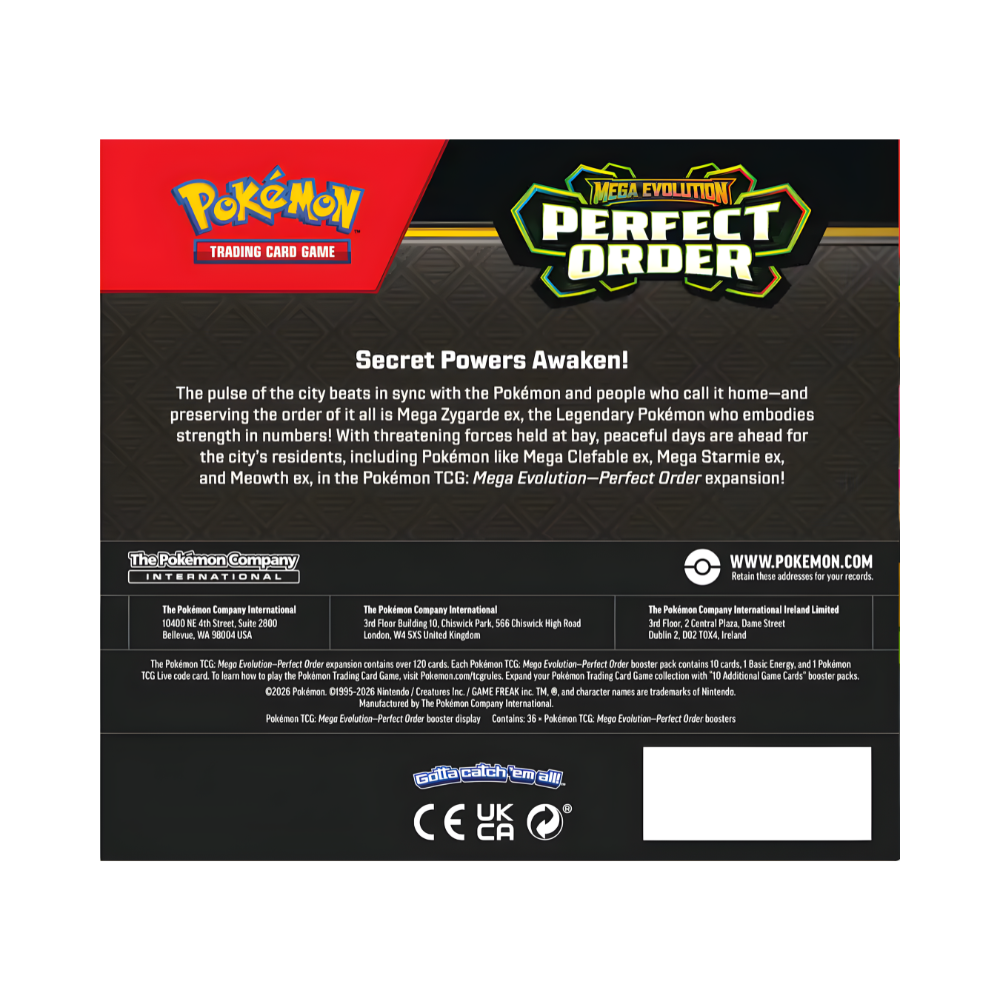 Pokémon TCG: Mega Evolution 03 - Perfect Order Booster Box