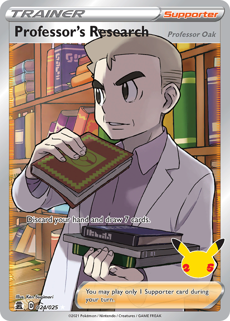 Professor's Research (Professor Oak) - Celebrations #24