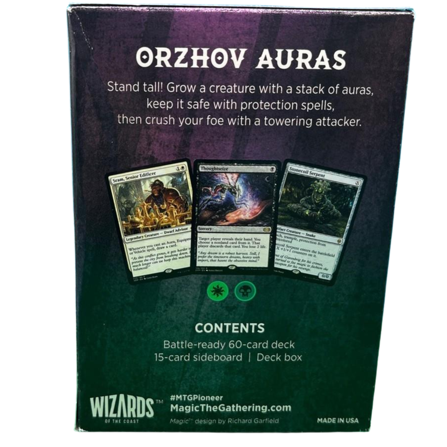 Challenger Deck- Pioneer Challenger 2021 Orzhov Auras Deck