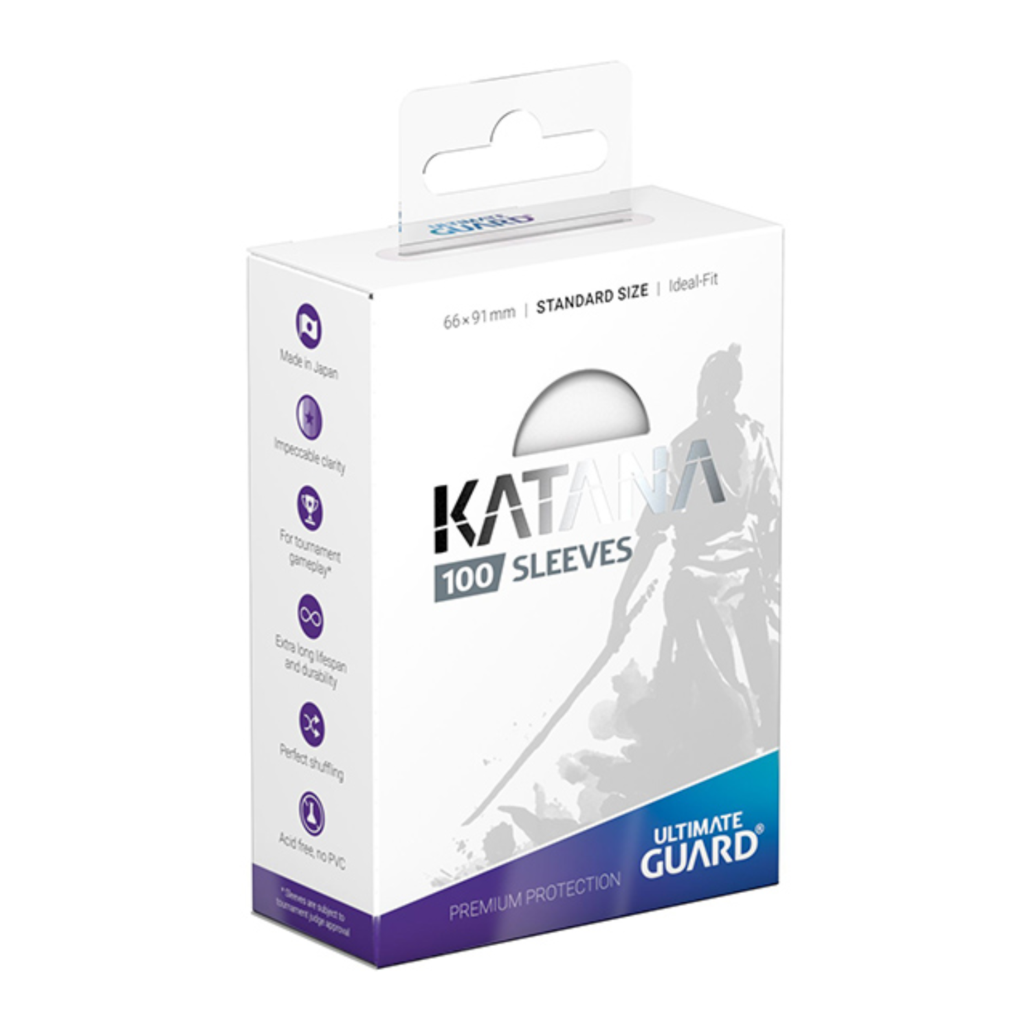 Card Sleeves: Katana Sleeves Standard Size- Transparent (100ct)