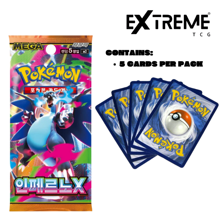 Korean Pokémon TCG: Mega Evolution Inferno X Booster Pack