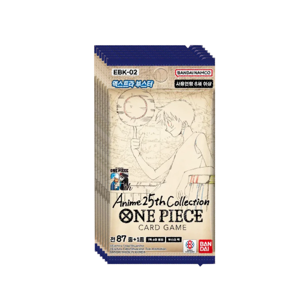 Korean One Piece TCG: EBK-02 Extra Booster: Anime 25th Collection Booster Pack
