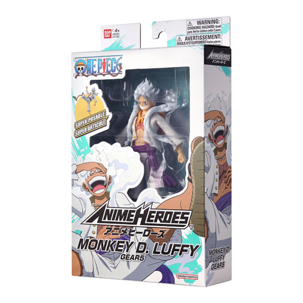 One Piece Figure:  Anime Heroes- Monkey D. Luffy,  Gear 5