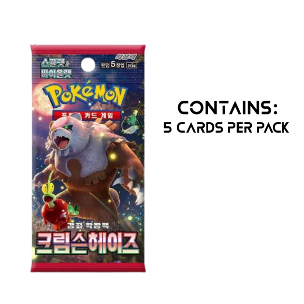 Korean Pokémon TCG: Scarlet & Violet Crimson Haze Booster Pack