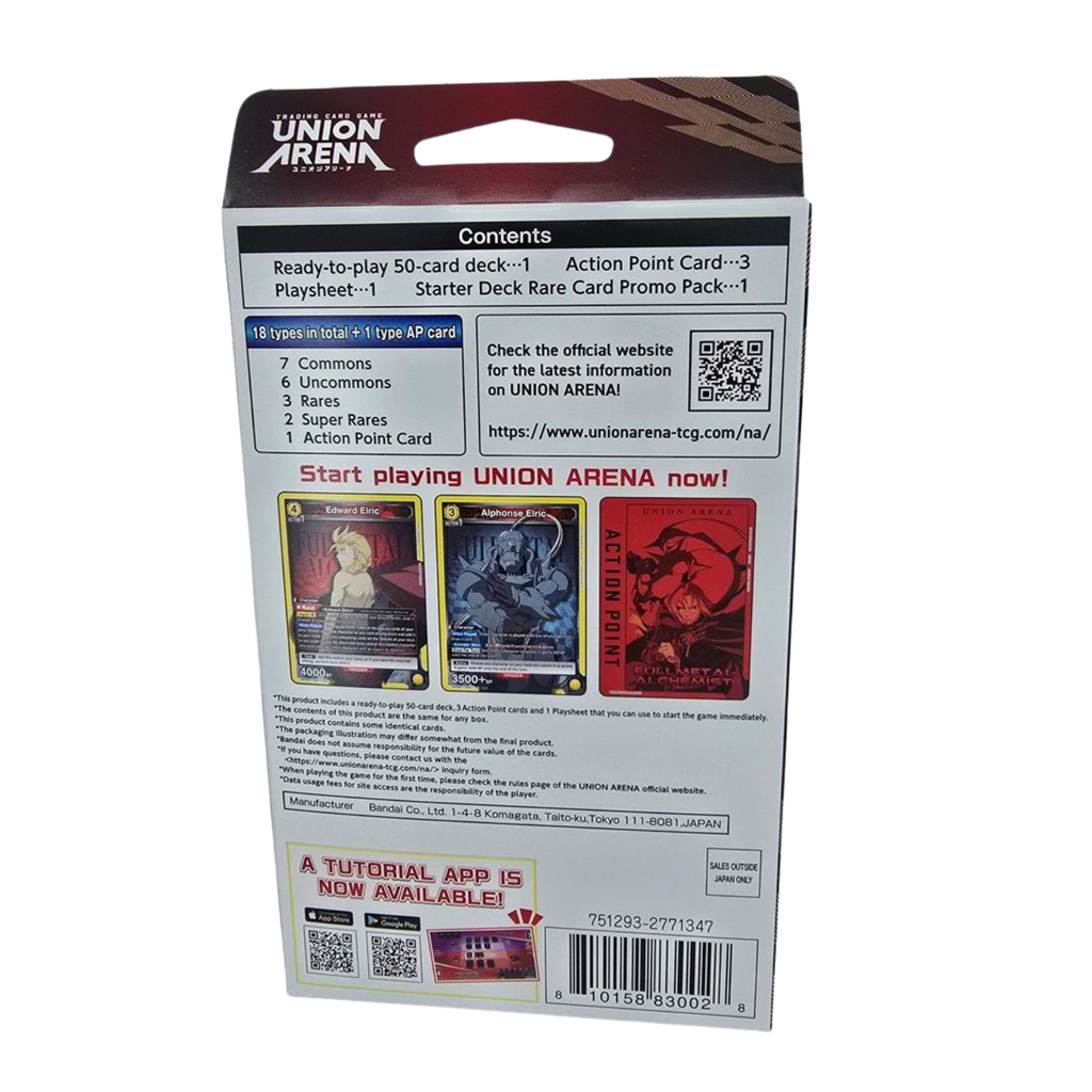 Union Arena: Fullmetal Alchemist Starter Deck