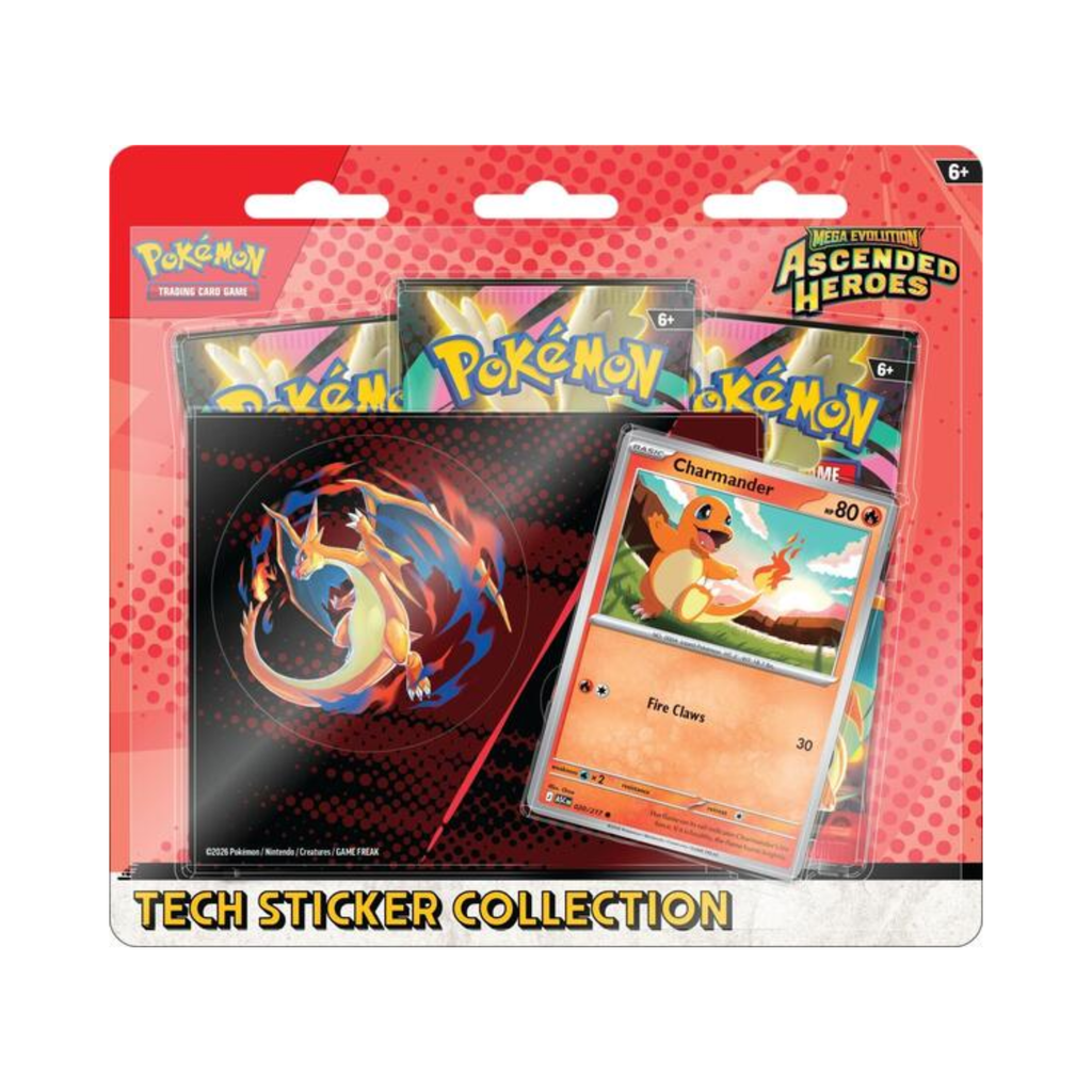 Pokémon TCG: Mega Evolution Ascended Heroes Tech Sticker Collection (Charmander)