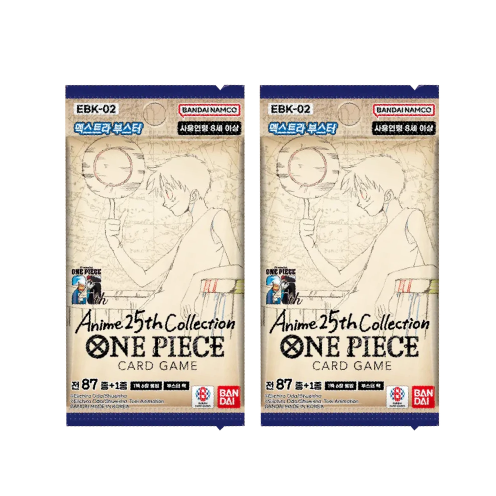 Korean One Piece TCG: EBK-02 Extra Booster: Anime 25th Collection Booster Pack