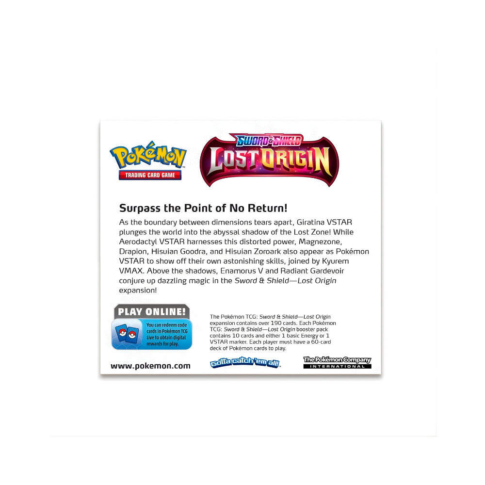 Pokémon TCG: Sword & Shield Lost Origin Booster Box
