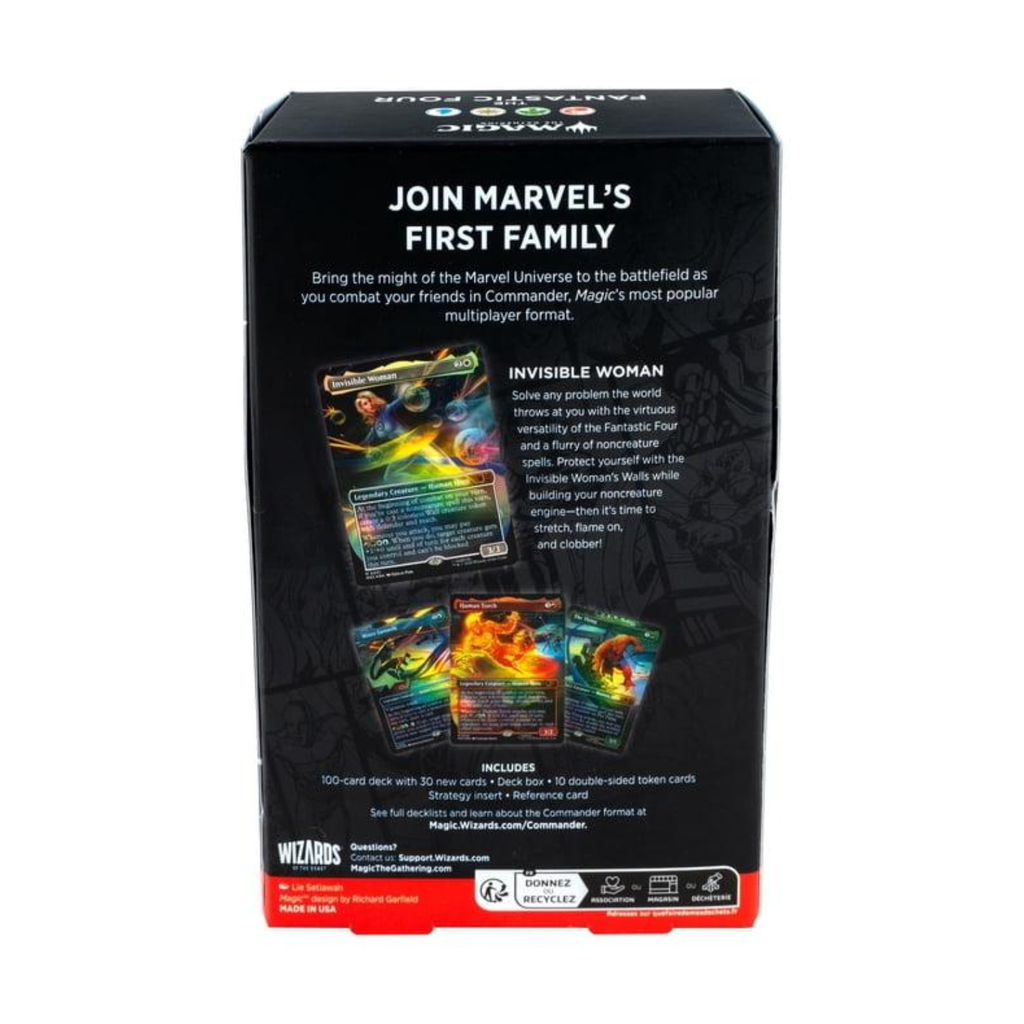 MAGIC THE GATHERING: MSH MARVEL SUPER HEROES COMMANDER DECK