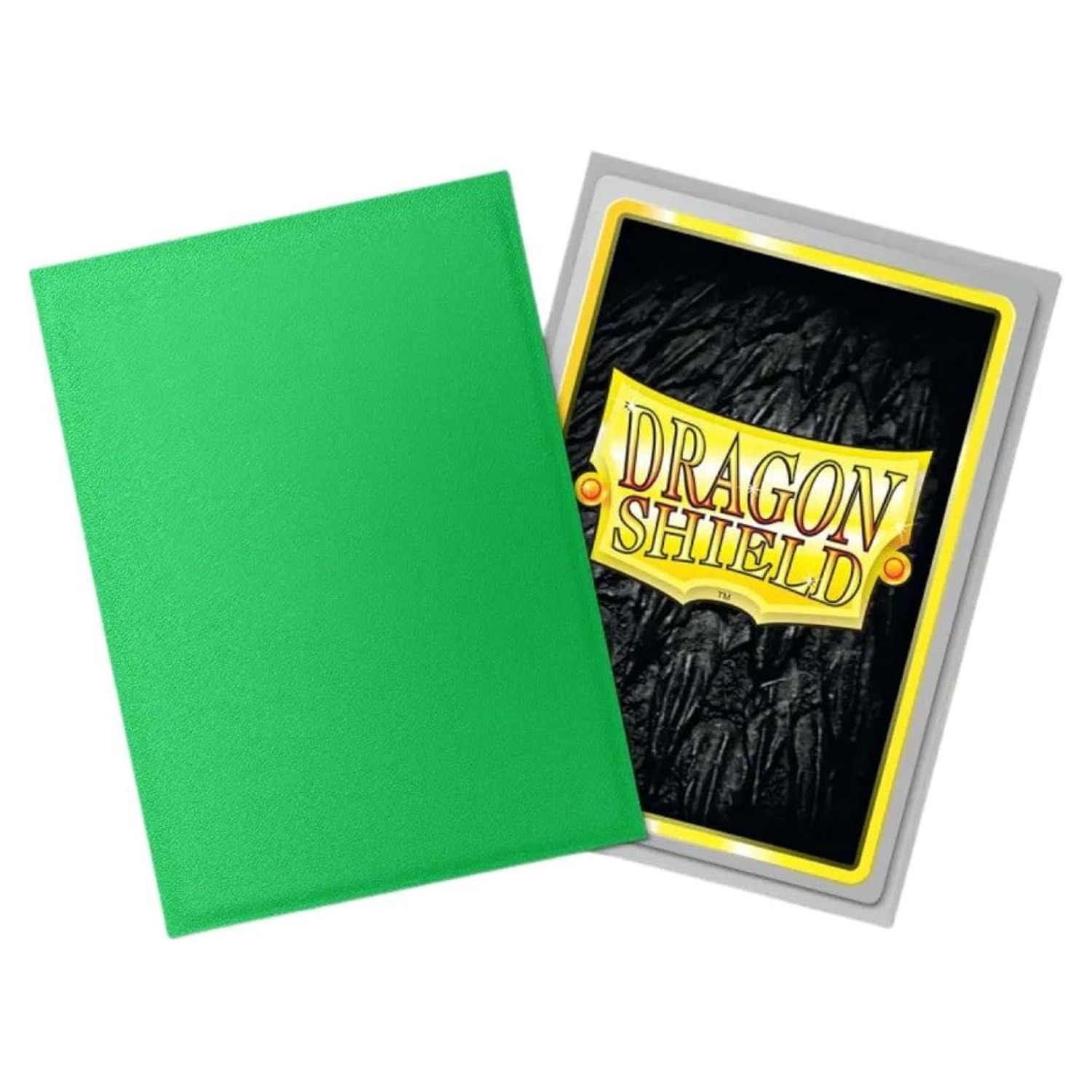 Dragon Shield Sleeves: Standard Matte Dual - Apple Green & Silver