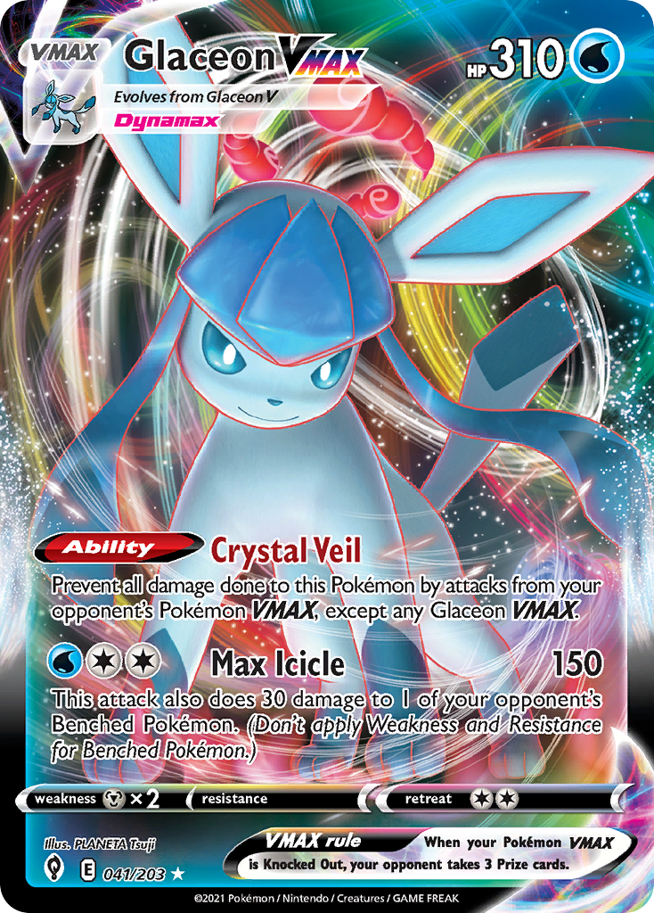 Glaceon VMAX - Evolving Skies #41