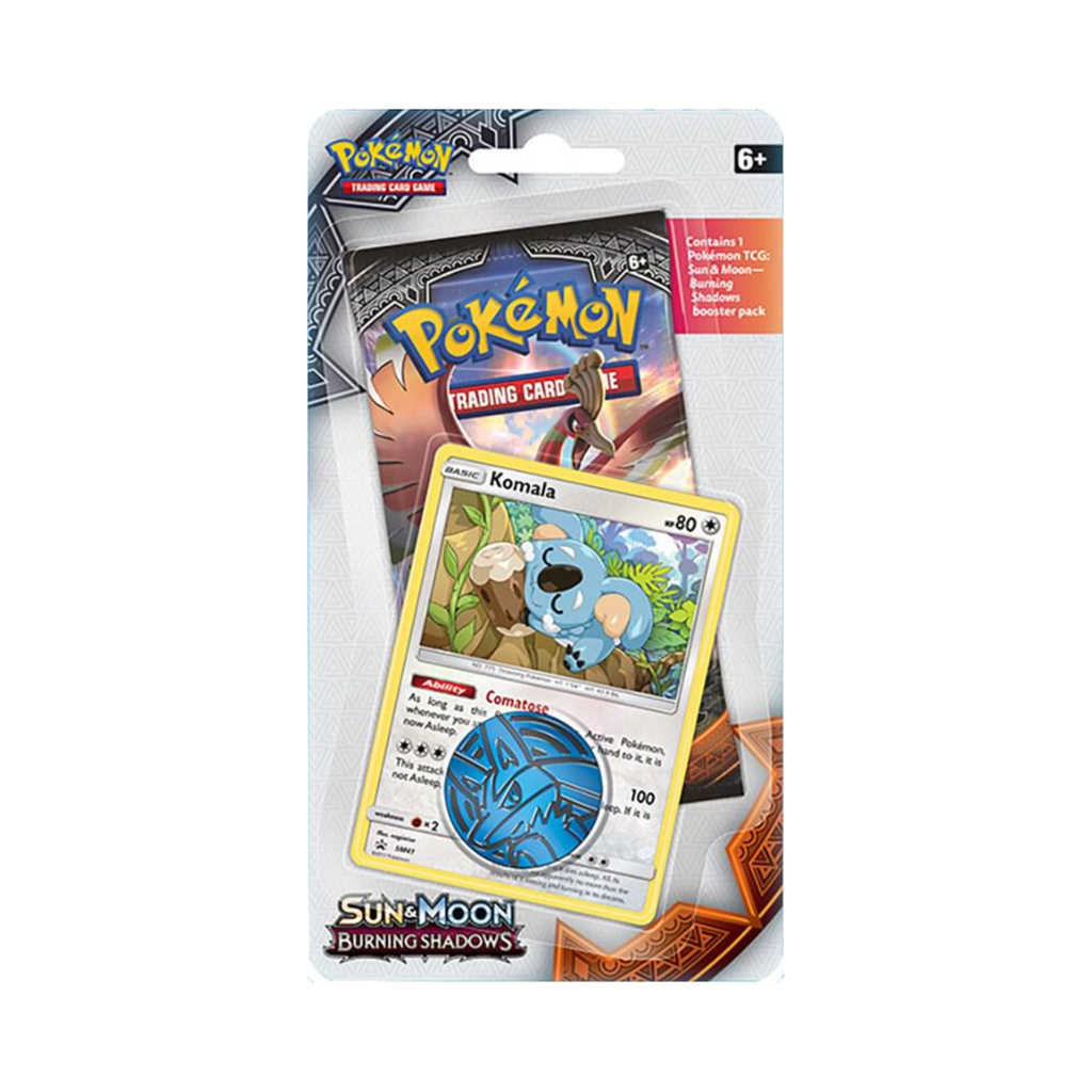 Pokémon TCG: Sun & Moon Burning Shadows Checklane Blister (Komala)