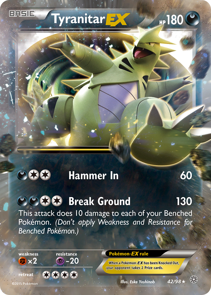 Tyranitar-EX - Ancient Origins #42