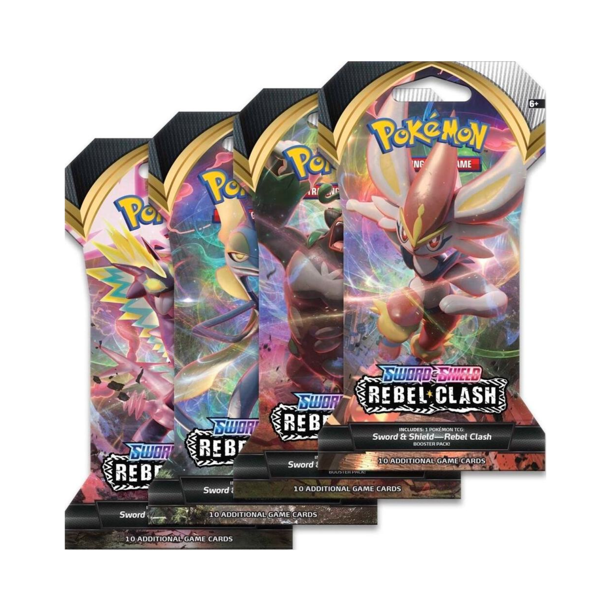 Pokémon TCG: Sword & Shield Rebel Clash Sleeved Booster Pack