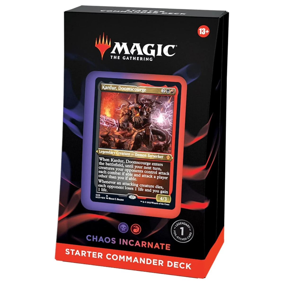 Magic The Gathering: SCD Commander Starter Chaos Incarnate Deck