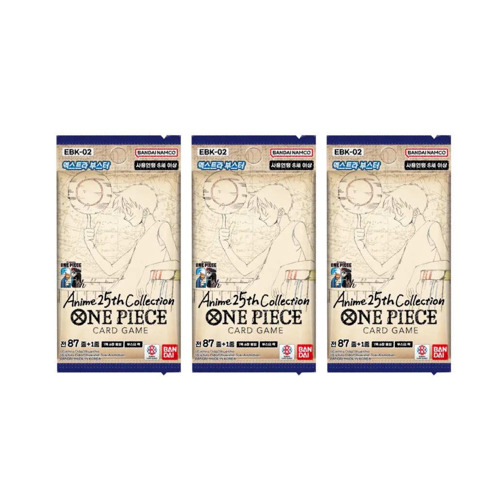Korean One Piece TCG: EBK-02 Extra Booster: Anime 25th Collection Booster Pack